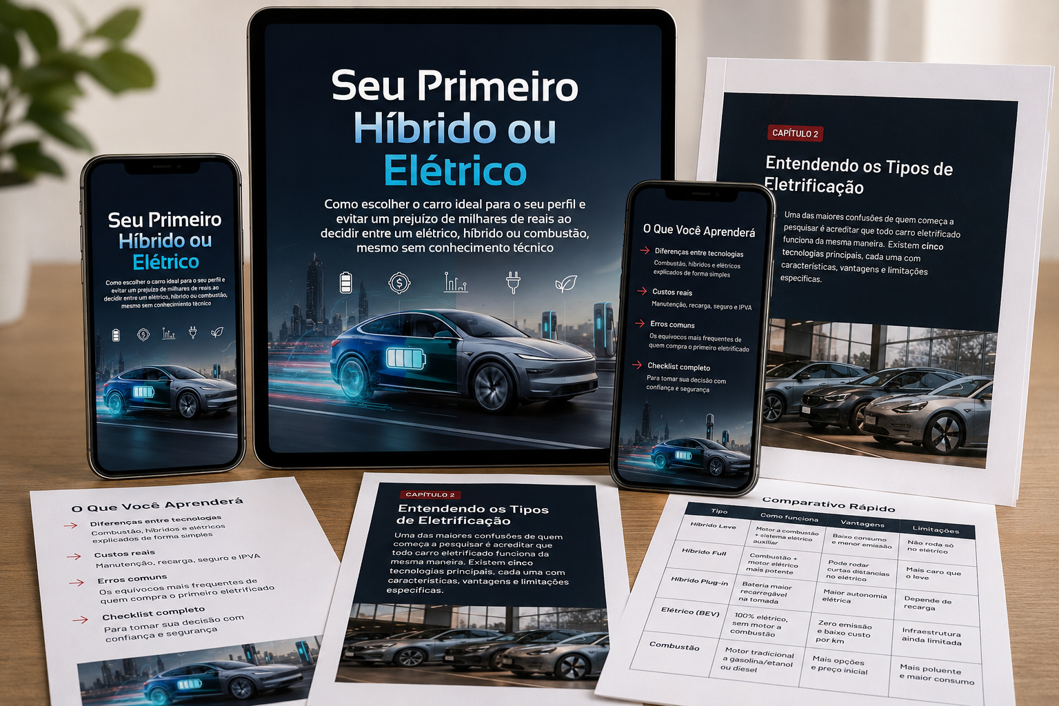 Imagem principal da página — carro híbrido ou elétrico
